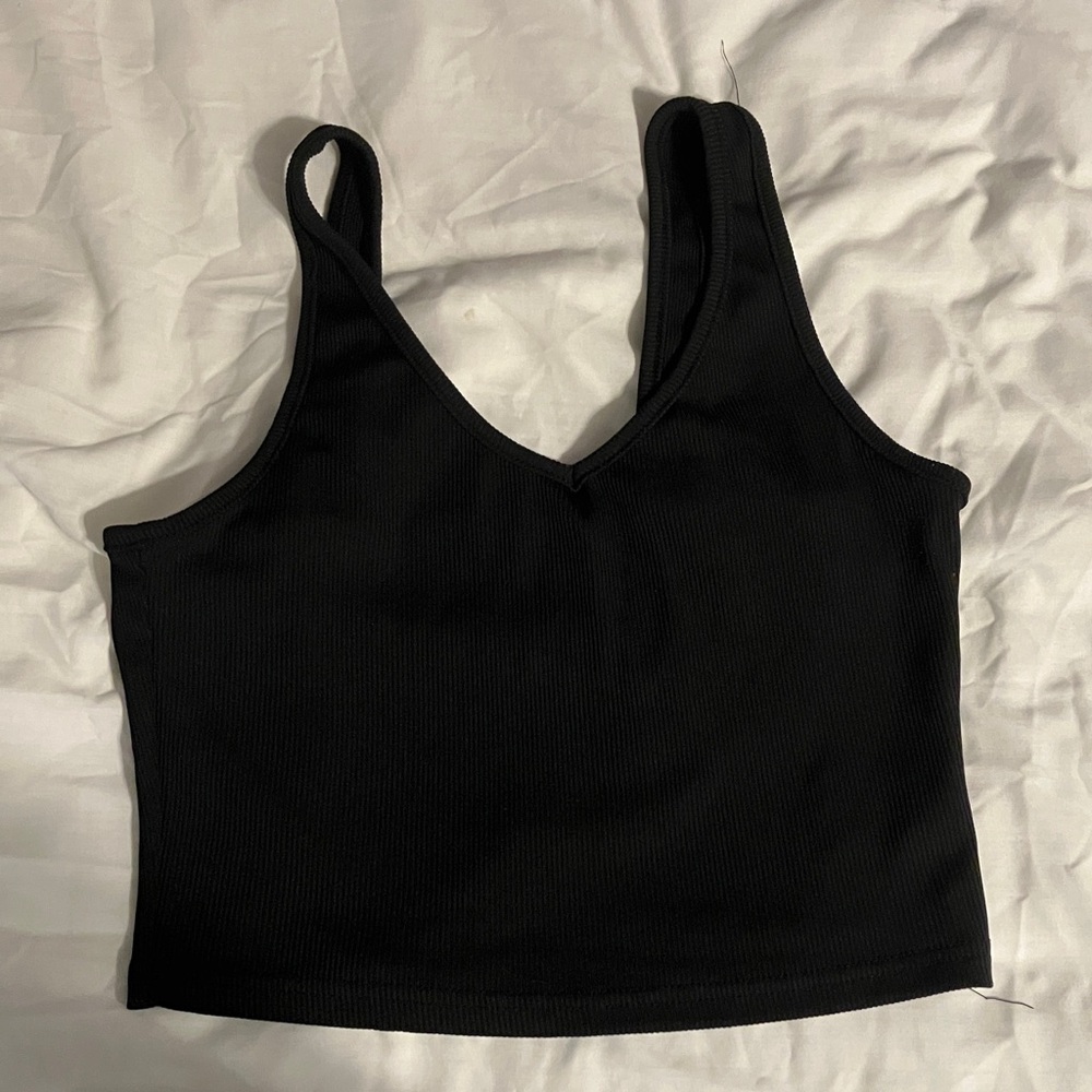 Plain Black Tank Top
